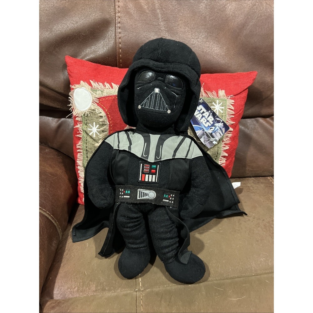 Disney Star Wars Darth Vader Plushβ Zipper Backpack Excellent Condition